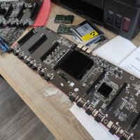 НОВО! Цял готов Риг сет за до 8 GPU - Захранване, Дъно, SSD, RAM, CPU mining set rig, снимка 3 - Дънни платки - 35886703