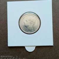 1 лев 1891 сребро, снимка 2 - Нумизматика и бонистика - 42052297