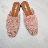 New Нов модел плетени чехли , снимка 1 - Чехли - 40529837