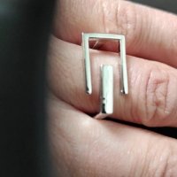 Сребърен пръстен за жени - 925, снимка 2 - Пръстени - 35752218