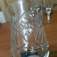 Кристални чаши, снимка 6 - Антикварни и старинни предмети - 36174952