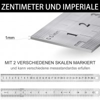маркираща линия 30 см с ограничител, линеал, линийка, внос от Германия, снимка 4 - Други инструменти - 35727001