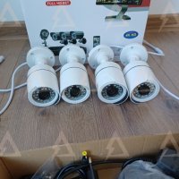 Пълен комплект с 4 КАМЕРИ И DVR 4 канален - "CCTV", снимка 4 - Комплекти за видеонаблюдение - 34841618