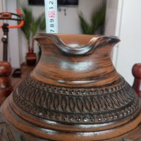 Продавам красива и стара ваза-делва.Ръчна изработка.ФРГ., снимка 16 - Антикварни и старинни предмети - 42412041