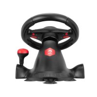 Волан с педали за компютър и игри Геймърски Marvo GT903 С Вибрация Racing Wheel + 2 pedals, снимка 4 - Други игри и конзоли - 40765329