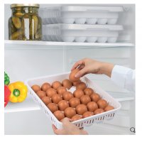 Кутия за яйца Mercado Trade, За хладилник, За домашна употреба, С капак, 30 места, Бял, снимка 3 - Аксесоари за кухня - 39586992