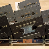 Хромни аудио касети
 Maxell XL II S 90/100,  Лот от 7бр, снимка 1 - Аудио касети - 44590680