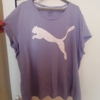 Puma оригинална тениска в актуален лилав цвят, снимка 3 - Тениски - 42000395