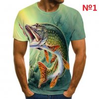 Риболовни тениски, снимка 1 - Екипировка - 35995618