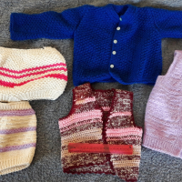 плетени дрехи за момиче 4-6 години, снимка 2 - Други - 44828128