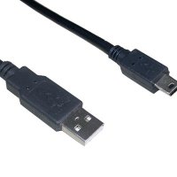 Кабел USB 2.0 AM / Mini USB 5pin - екраниран, 1,50 м., снимка 1 - Кабели и адаптери - 36116896