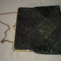 Ретро Дамска чанта портмоне стъклена мъниста хемелеон , снимка 8 - Други ценни предмети - 41701242