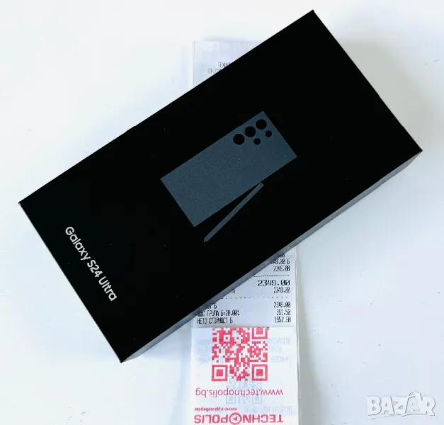 НОВ! Samsung Galaxy S24 Ultra 512GB 12GB Ram Black 2г.Гаранция!, снимка 1