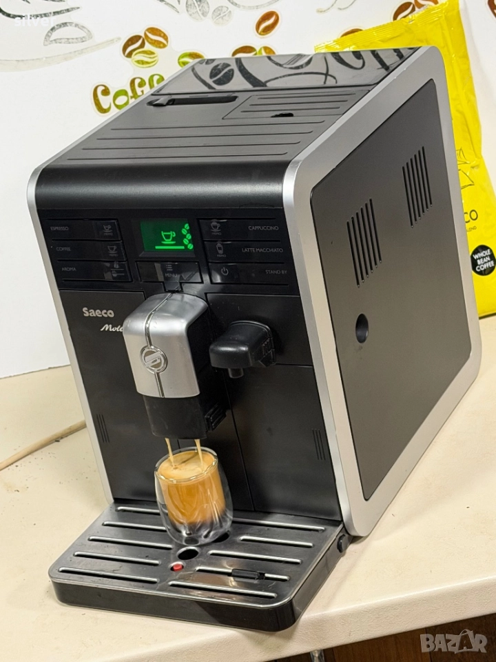 Кафемашина кафе автомат Saeco moltio с гаранция, снимка 1