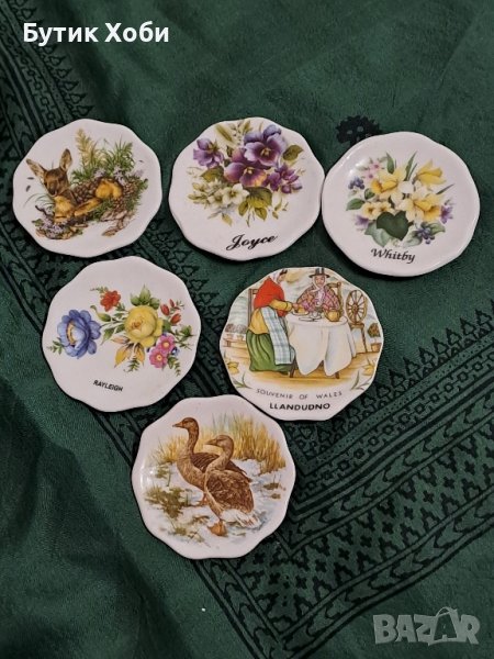 Лот декоративни порцеланови чинийки, Англия , снимка 1