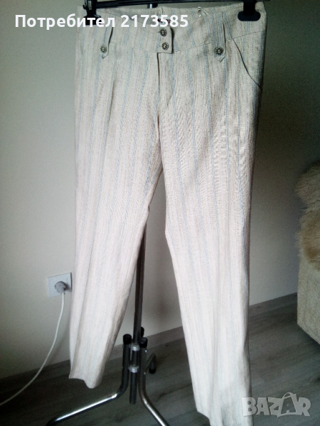Дамски ленен панталон, снимка 1