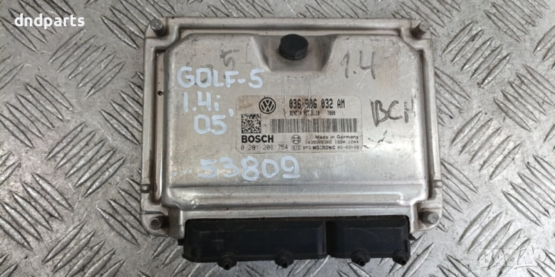 Компютър VW Golf 5 1.4i 2005г. 036906032AM 0261208754	, снимка 1