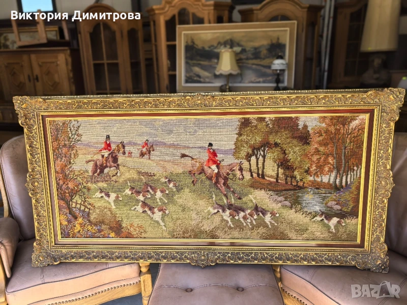 Гоблен "На лов" , снимка 1