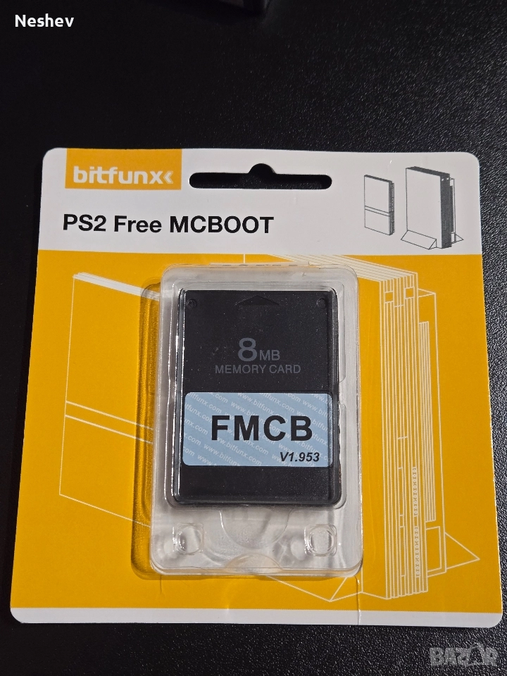 Ps2 bitfunx мемори карта с хак, снимка 1