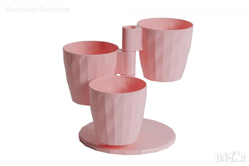 Тройна саксия за цветя 3 l., снимка 1