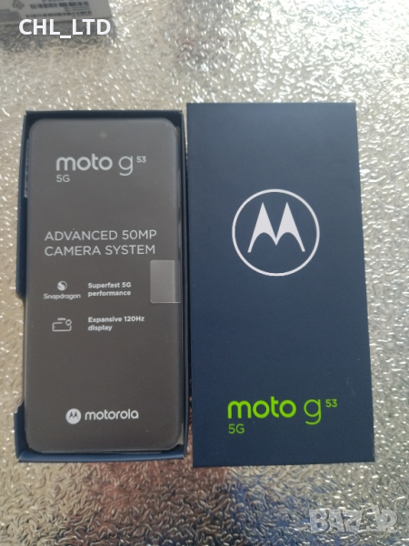Moto G53 4/128GB , 5G , Чисто нов!, снимка 1