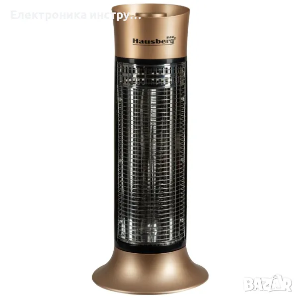 Кварцова печка Hausberg HB 8750, Въглеродни влакна, 900 W, 2 нива на мощност, Екстериор, снимка 1