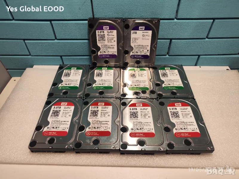 WD / HGST HDD 3.5 3TB - Твърди дискове / Хард диск / DVR - NVR, снимка 1