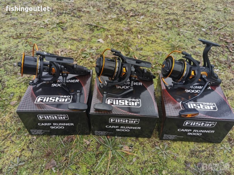 Комплект три шарански макари Filstar Carp Runner 9000, снимка 1