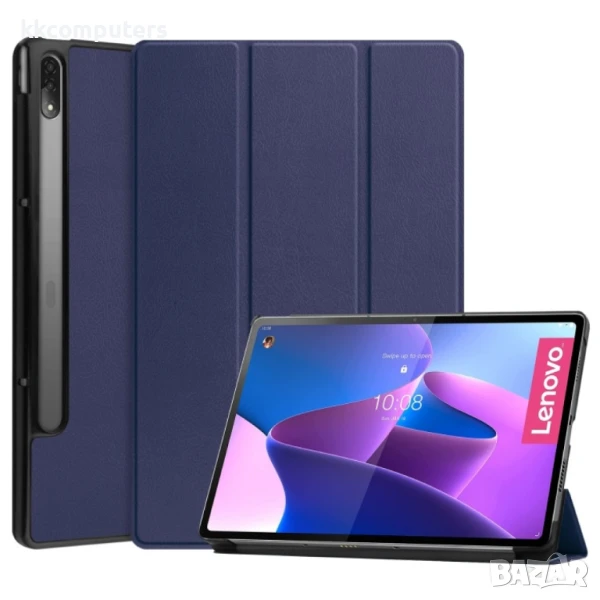 Lenovo Tab P12 Pro 12.6 Кожен Калъф и Протектор, снимка 1