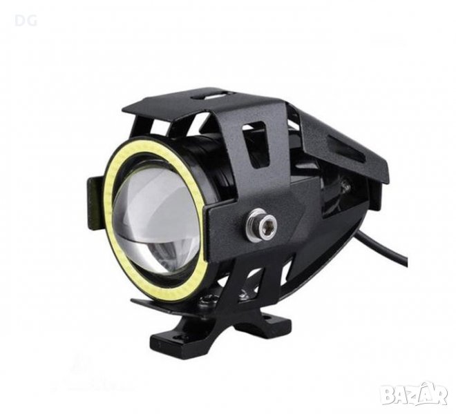 Халоген диоден за мотоциклет 0301 12-24V, 2БР/К-Т, снимка 1