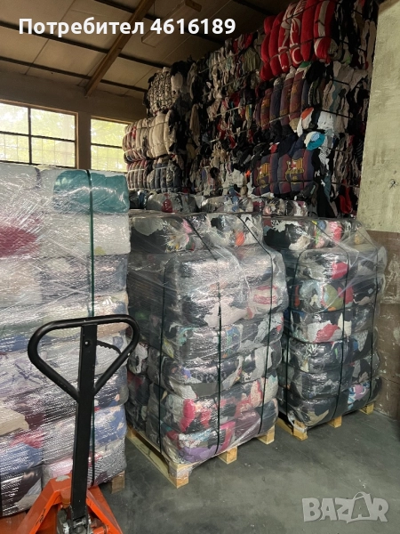 Цветни нарязани памучни парцали 10кг разфасовка, снимка 1