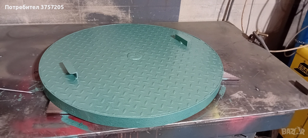 Кръгъл капак за шахта , снимка 1