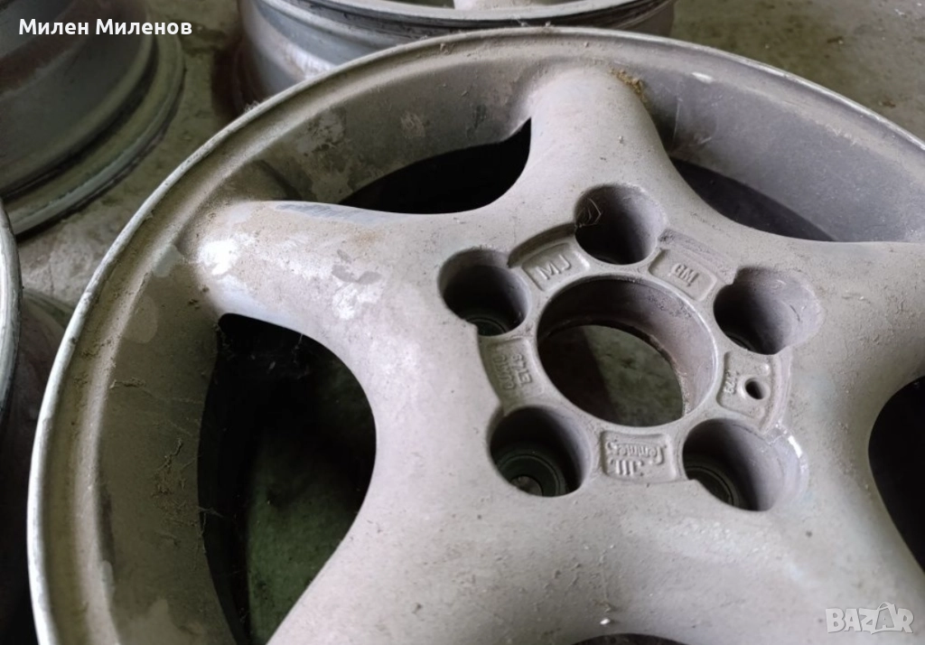 Алуминиеви джанти 15 цола от opel vectra b, снимка 1