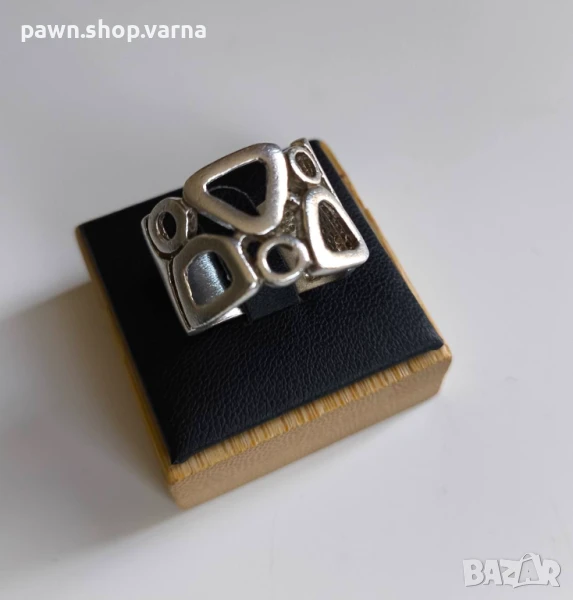 Ново сребърно пръстенче – 925 проба, снимка 1