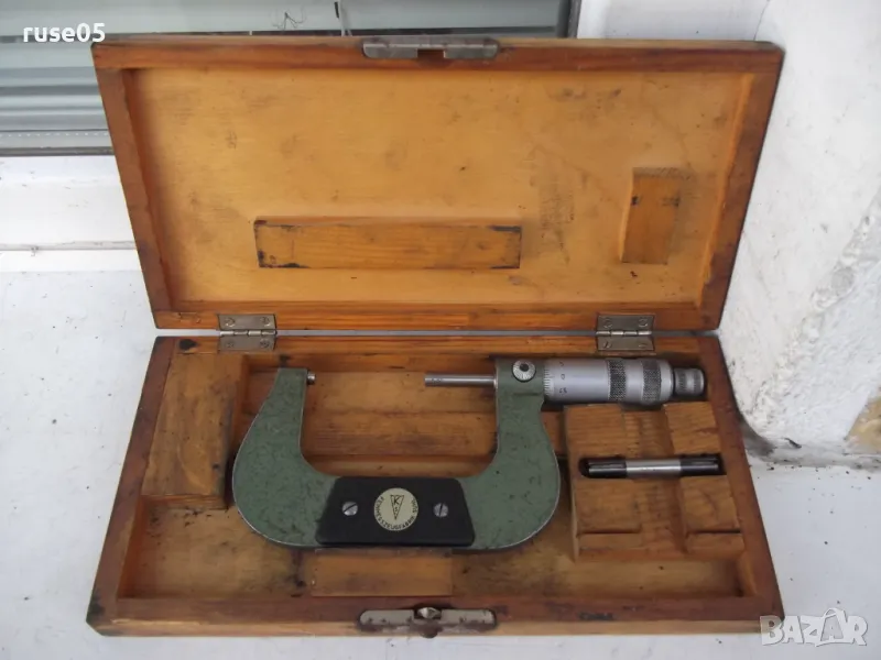 Микрометър "50 - 75 мм" германски работещ - 1, снимка 1