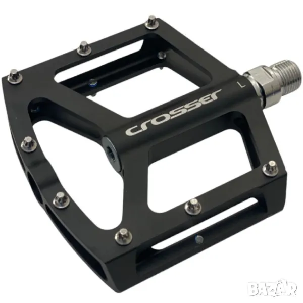 Леки Алуминиеви Педали За Велосипед Crosser K-302 За Подобрена Стабилност И Прецизно Въртене, снимка 1