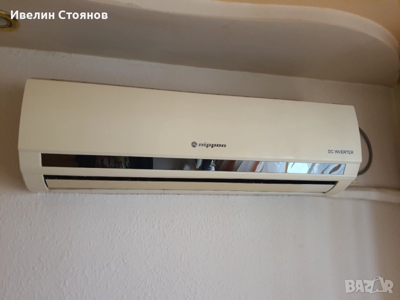 Продавам инверторен климатик Nippon 14ka с изгорял компресор, снимка 1