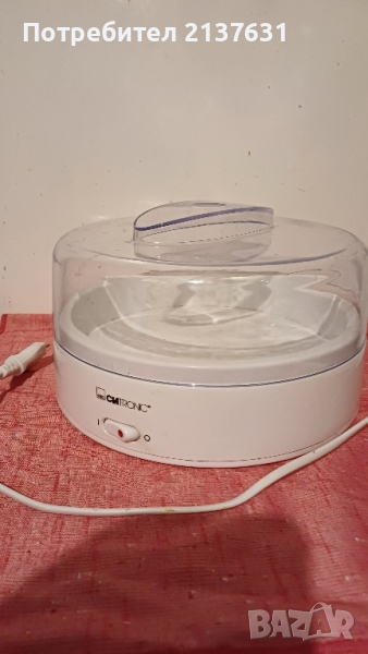 УРЕД за ПРИГОТВЯНЕ на КИСЕЛО МЛЯКО CLATRONIC  15 W , снимка 1