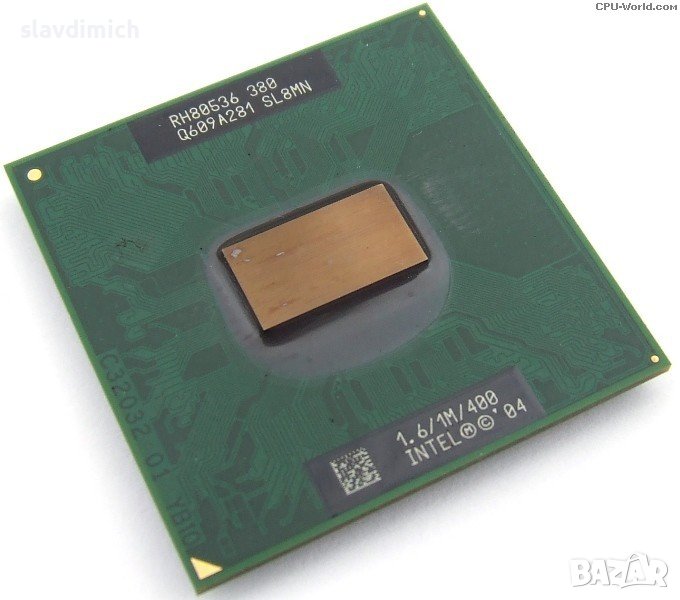 Процесор за лаптоп Intel RH80536 380 Socket H-PBGA479, PPGA478 1.6Ghz/1M/400, снимка 1
