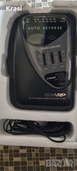 SHARP JC-213 H (BK) Vintage Personal Stereo, снимка 1