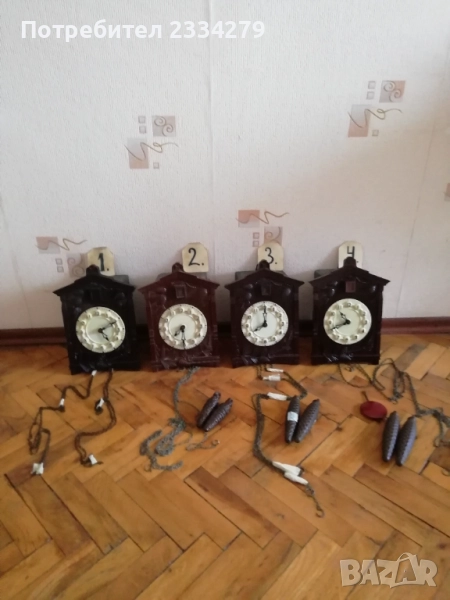 Стенни часовници,, КУКУВИЦИ" сделано в СССР през 70-80 години., снимка 1