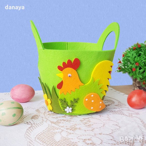 2737 Дълбока кошница за великденски яйца, снимка 1