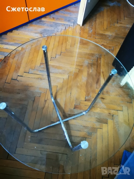 Стъклена масичка , снимка 1