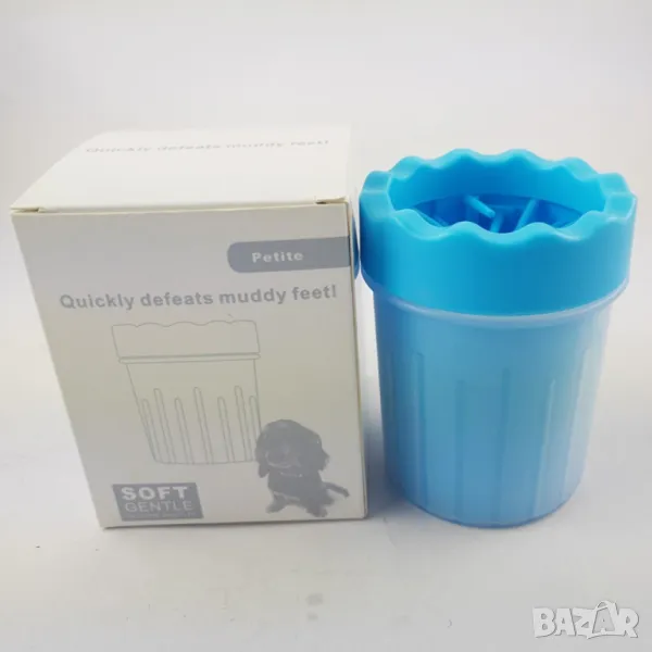 Уред със силиконови ресни за почистване на лапи , снимка 1