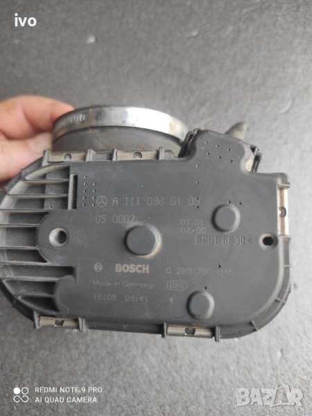 ДРОСЕЛОВА КЛАПА ЗА MERCEDES C-KLASS W203 A1110980109, снимка 1