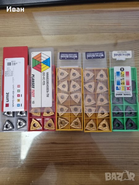 Твърдосплавни пластини WNMG, снимка 1