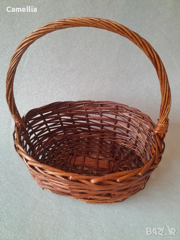 Плетена кошница , снимка 1
