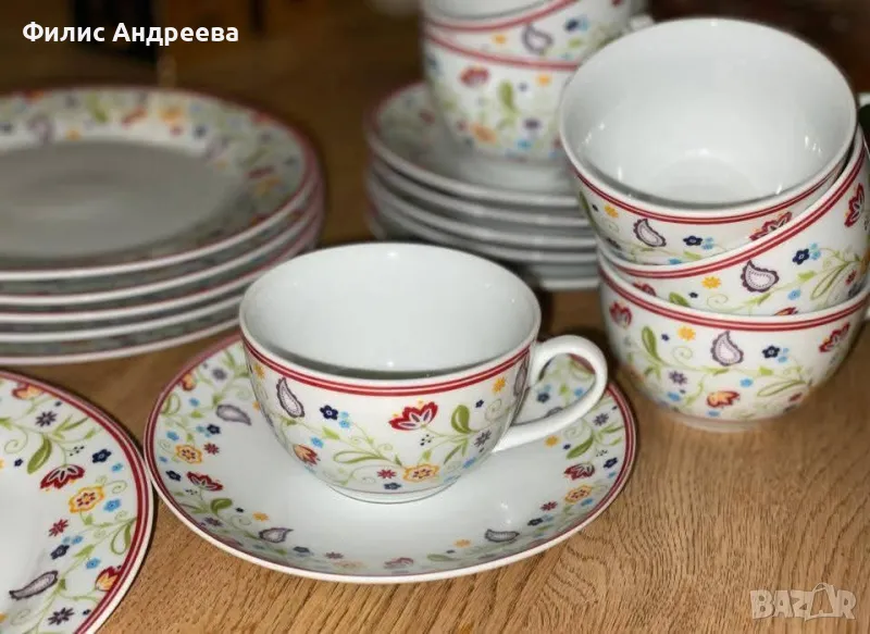 Порцеланов луксозен сервиз,Ritzenhoff & Breker Doppio Shanti 18 части, снимка 1