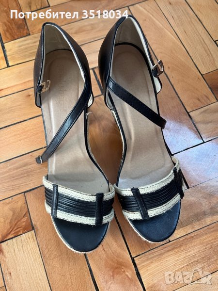 Сандали с висок ток, снимка 1