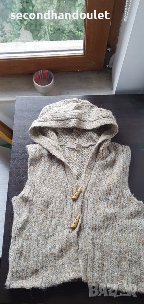 Zara дамска жилетка с качулка, снимка 1